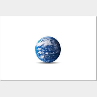 Blue marble Posters and Art